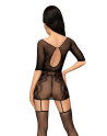 Bodystocking fantaisie noir High stakes - PH0116BLK